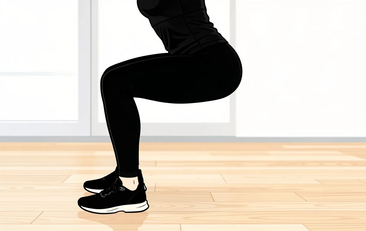 Instructional squat mechanics